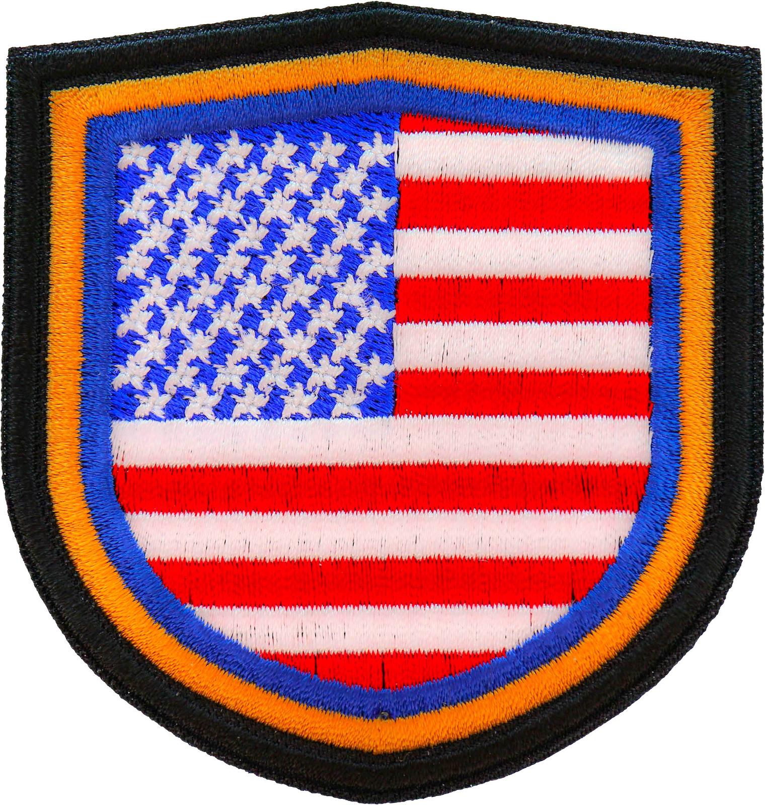 USA Shield Patch Embroidered - 2.875x3 inch - P7471
