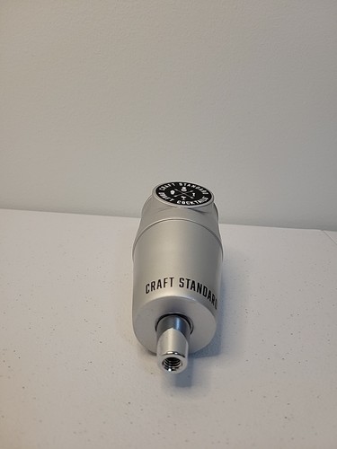 Craft Standard Ready Draft Silver Color Cocktail Shaker Beer Tap Handle 8” New - Picture 3 of 4