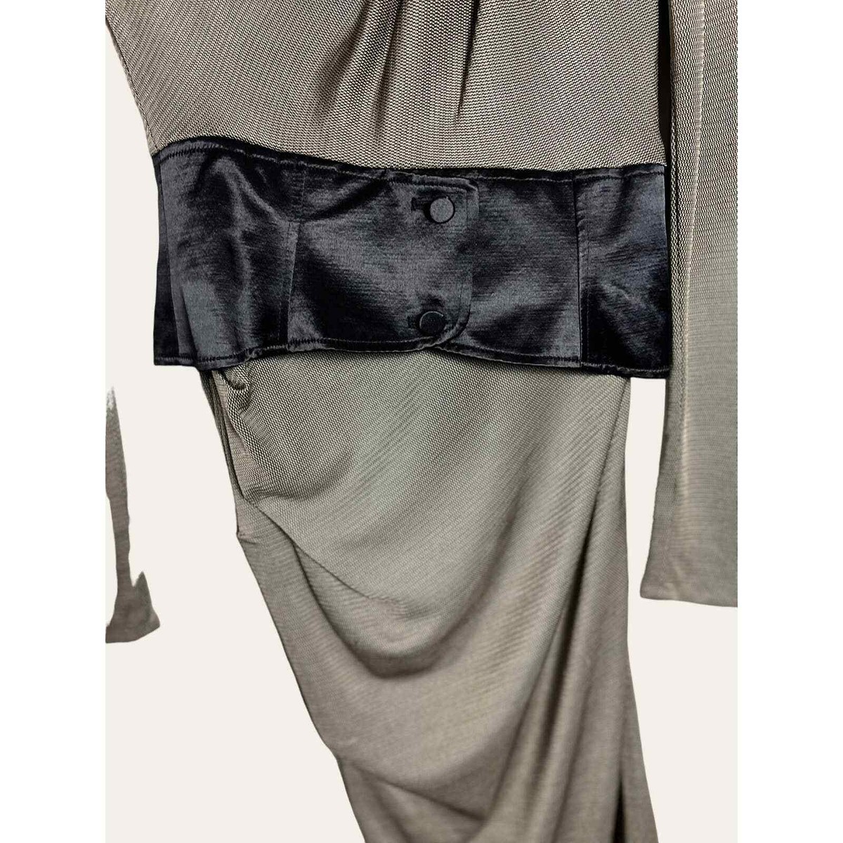 alexander wang draped corset dress