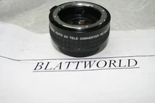 2X TELECONVERTER LENS DOUBLE the FOCAL LENGTH of YOUR LENSES for MINOLTA CAMERAS