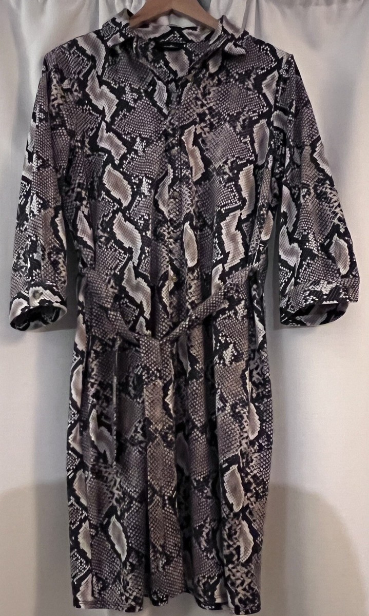 Wallis Ladies Button through Collar Dress Uk 14