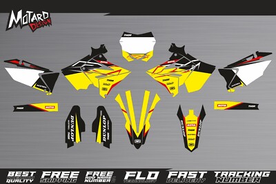 Graphics Kit POLISPORT RESTYLE for Suzuki RM 250 2001-2005 2006 2007 2008 Decals