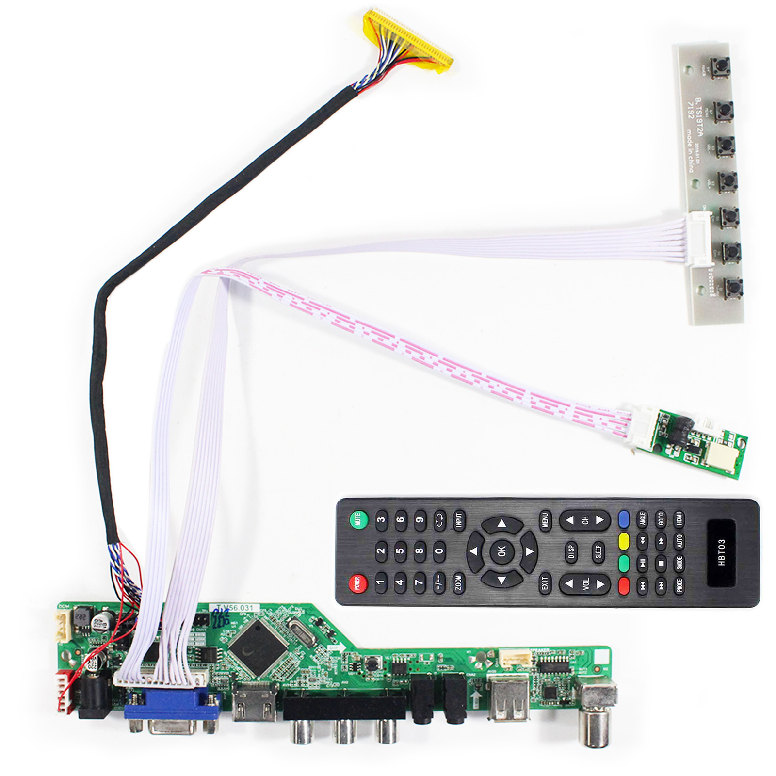 Fit To 12.1inch LB121S03-TL04  800x600  LCD Screen HD VGA AV USB LCD Driver