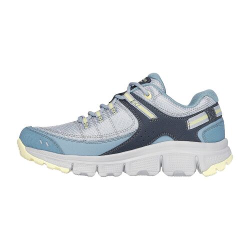 NEW Skechers Women's Stamina At - Artists Bluff Shoes, Blue / Yellow, Size 11 - Picture 3 of 7