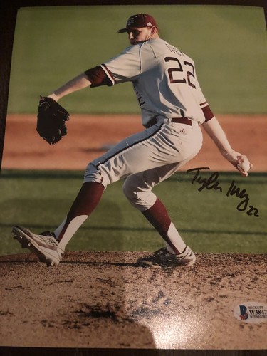 Tyler Ivey Houston Astros Top Aussicht 8x10 Foto handsigniert Beckett Aggies - Bild 1 von 2