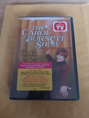 The Carol Burnett Show: Carol's Favorites (6 Discs) (DVD) Brand New Sealed