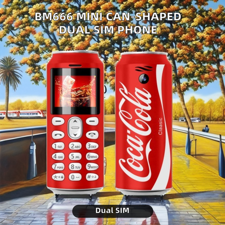Fashion Coke Pepsi Design Mini Unlocked Dual Sim Bluetooth Mobile