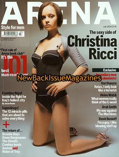 UK Arena 7/04,Christina Ricci,Helen Walsh,Beastie Boys,July 2004,NEW,*LAST ONE**