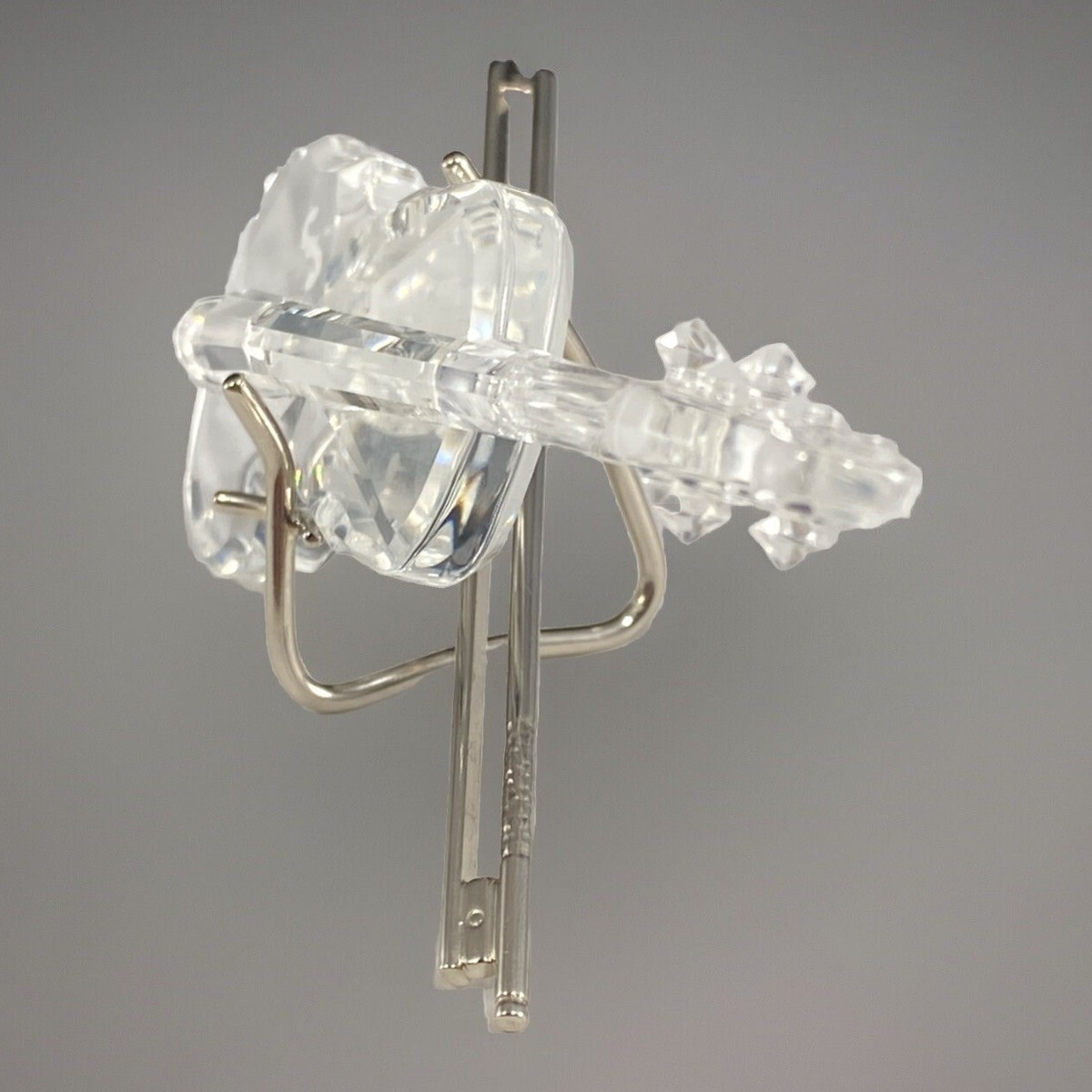 Swarovski Crystal Figurine Small Violin w/ Bow Stand B6CJ