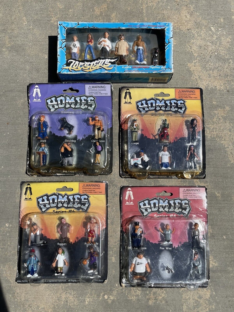 Homies Locsters 刺青&バリカン　フィギュア NEW RARE LIL Locsters Series #4 Tattoo Tony Artist Homies