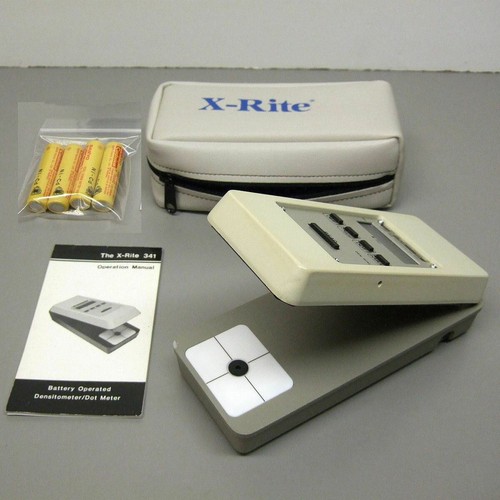 X-Rite 341 Battery Operated B/W Transmission Densitometer Excellent Condition. - 第 6/7 張圖片