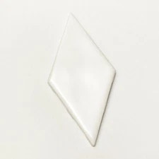MARAZZI LuxeCraft Diamond Rhombus White Glazed Glossy Ceramic Wall Tile 3" x 6"