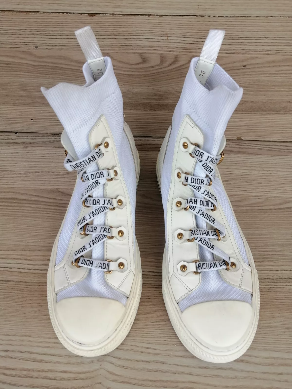 Baskets montantes blanches Dior WALK'N'DIOR taille 36