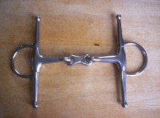 Used Stainless Full Cheek French Link Snaffle Bit 5" Mouth 6 1/2" Shanks