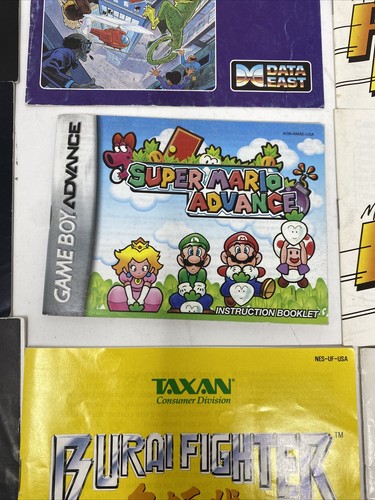 Lot Of 12 Manuals For NES, Gameboy 1 Poster - Picture 6 of 21