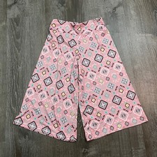 Girls Capri Pants Flare Leg Multicolor Aztec Print Pull On Size M 10/12