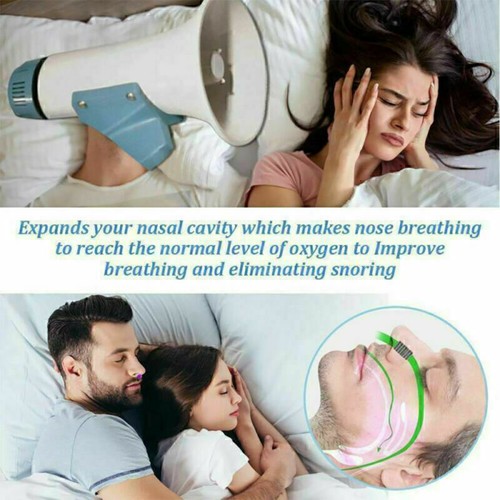 Nose-Machine Mini-CPAP Anti Snoring Devices Sleep Aid Apnea Stop Snore Stopper - Picture 10 of 15