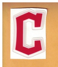 Cleveland Guardians FULL SIZE MLB BASEBALL BATTING HELMET DECAL / WINDOW STICKER
