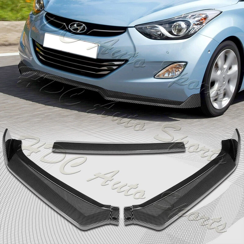 For 2011 2013 Hyundai Elantra Sedan Carbon Painted Front Bumper