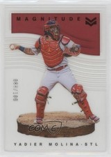2021 Panini Chronicles Magnitude Red /100 Yadier Molina #8 0m0g