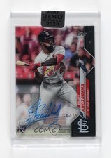 2020 Topps Clearly Authentic Auto Black 34/75 Randy Arozarena #CCA-RA Auto 18pg