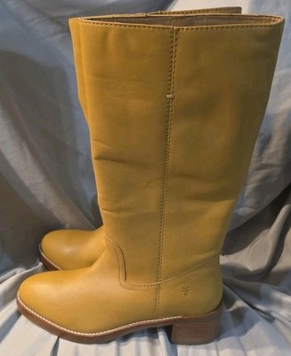 Frye Camryn Tall Pull On Boots Banana Women Size 9 NWOB Defects