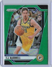 2024-25 Panini Prizm - TJ McConnell Green Wave Prizm - Indiana Pacers