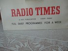 VINTAGE (RADIO) ALUMINUM RADIO TIMES CALENDAR (Carlisle England) — photo 4