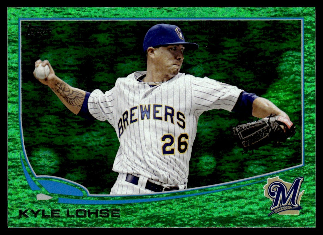 2013 Topps Emerald Foil Kyle Lohse St. Louis Cardinals #125