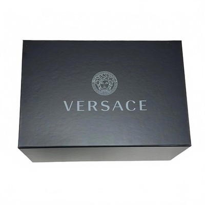 Versace Luxury Black Box Magnetic Closure 11x5 Rectangular