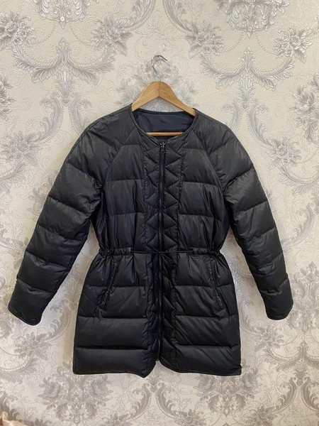 Women Massimo Dutti Jacket Black Leather 38 / M /