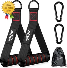 Exercise Handles  Replacement Cable Machine Attachments for Home Gym Equipment