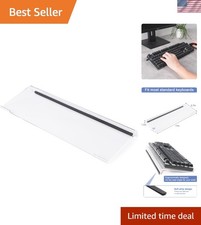 Clear Acrylic Tilted Computer Keyboard Holder for Ergonomic Typing, Keyboard ...