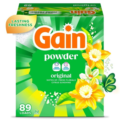 #ad Powder Laundry Detergent Original Scent 82 oz 89 Loads $16.76