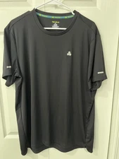 Tek Gear Mens Gray Pullover Short Sleeve Performance Training Shirt XL