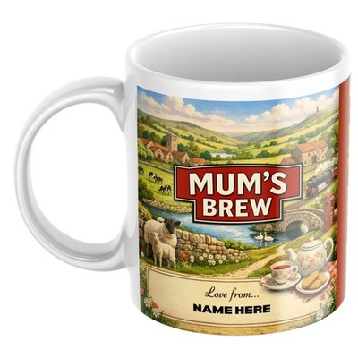 PERSONALISIERTER Mamas Braubecher für Mama ihre Frau individuell beliebiger Name Muttertagsgeschenk