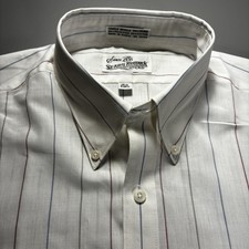 Vintage Sears Roebuck Button Down Shirt 16.5 Korea Single Needle Tailoring