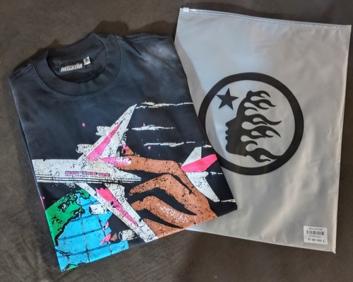 Black Hellstar Graphic Tee (Large)