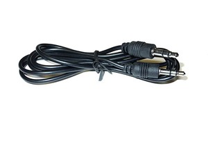 Audio Jack Cable 3 ft. Black 3.5mm Male Auxiliary Cord
