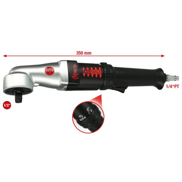 "Ks Tools 515.1625 1/2\" Monster Hochleistungs-Druckluft-Winkel-Schlagschrauber, 2"-image