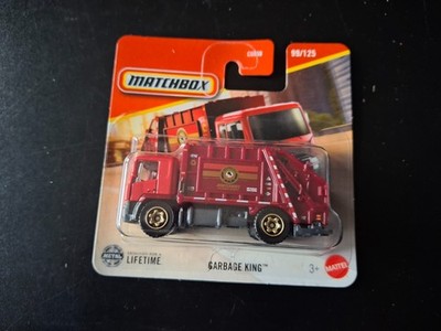Matchbox Superfast:  Garbage King dunkelrot OVP