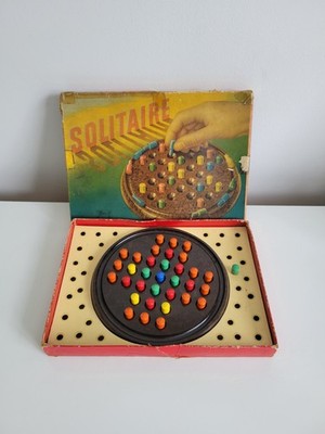Vintage Solitär Spiel von Merit, von J & L Randall Ltd Made in England