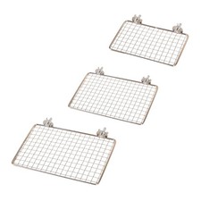 Secure Bird Resting Platform Perch with Stainless Steel Construction for Cage