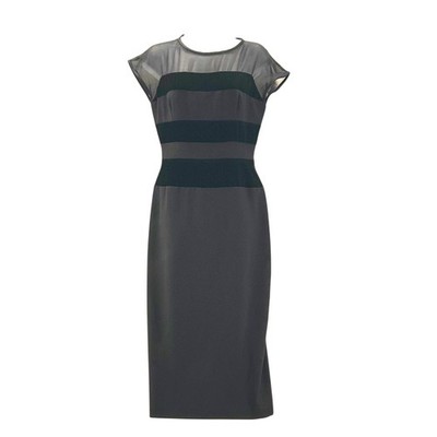 Kay Unger Midi Dress 6P Elegant Evening Wear Wedding Guest Special Events