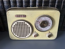 Vintage Decca Debonaire Transistor Radio 1960s lemon 