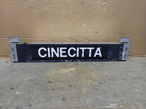 INSEGNA PALETTE no solari Metro A Roma 70/80 Cinecittà stazione Termini Fs treni - Imagen 1 de 13