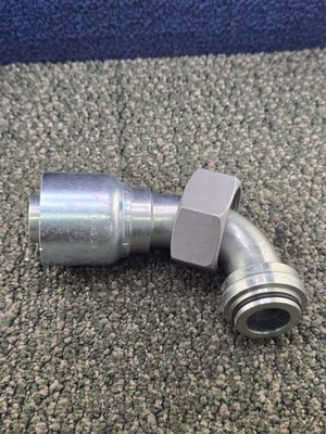 Parker 11C43-38-20 43 Series 90° Female Metric Swivel Elbow Hydraulic Fitting