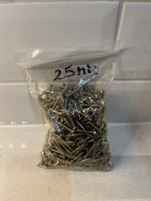 25mm Screws - Yellow Zinc  Plated - Countersunk/Oval Head  - DIY Wood Screws