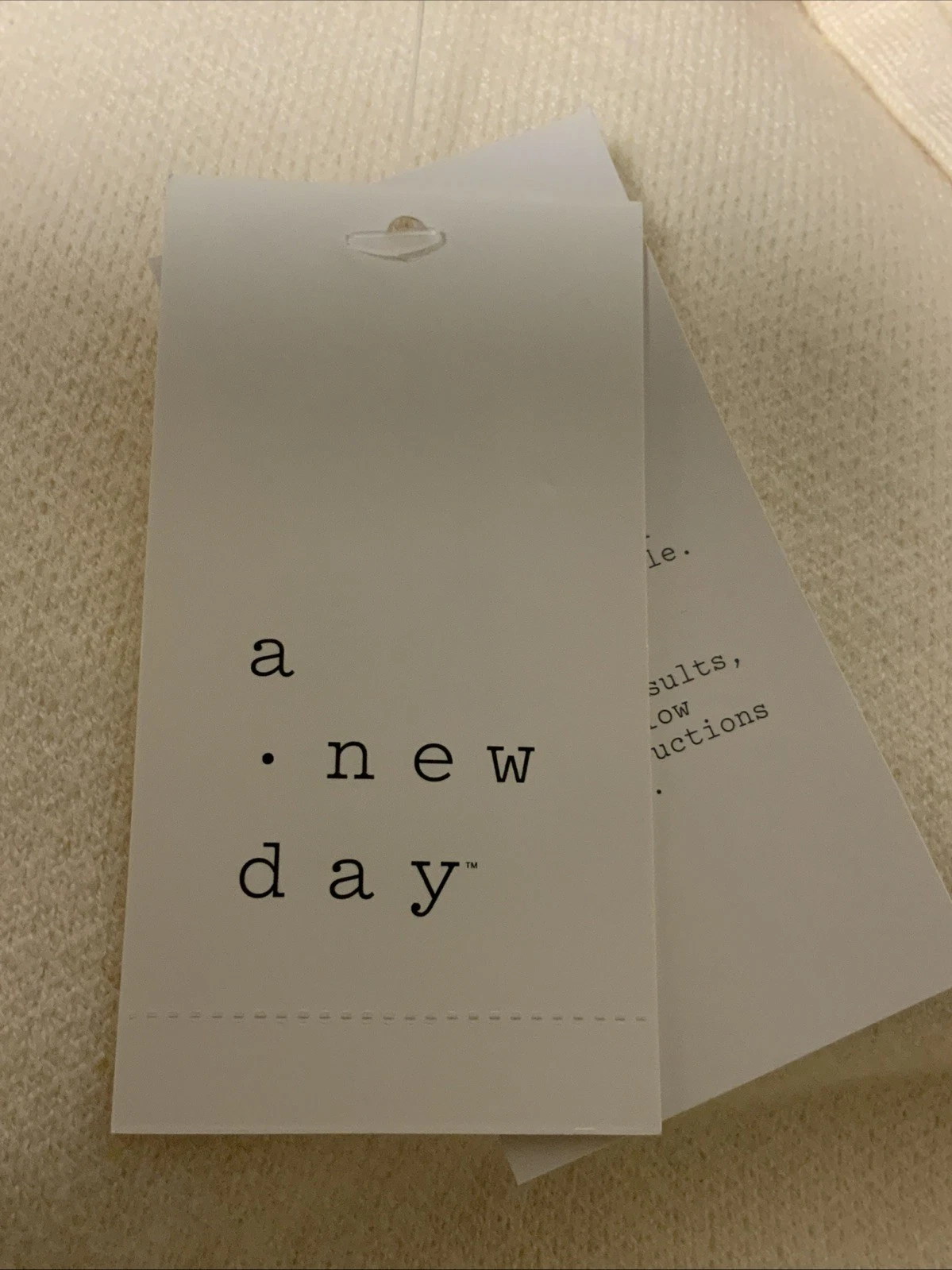 OFF WHITE ? Felpa con cappuccio donna A New Day maglia accogliente panna taglia M ?