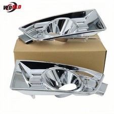 2 Pcs For 2007-2010 Ford Edge 3.5l V6 Fog Light Lamp Chrome Bezel Cover Grilles 2 Pcs For 2007-2010 Ford Edge 3.5l V6 Fog Light Lamp Chrome Bezel Cover Grilles